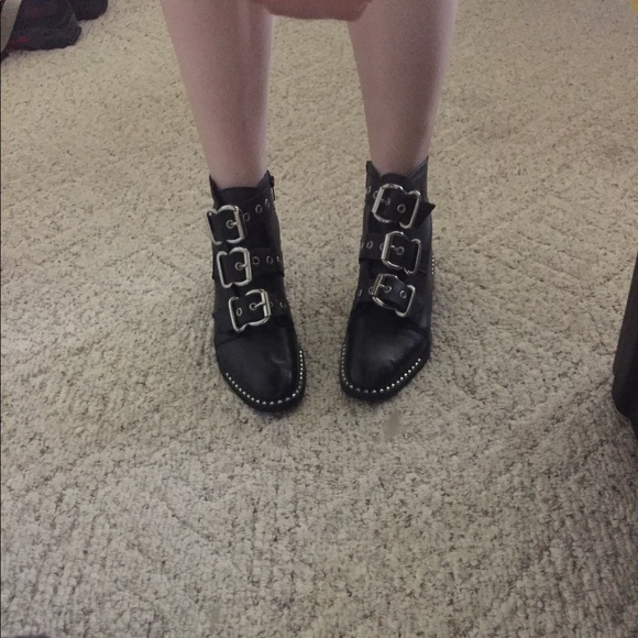 buckle ankle boots topshop